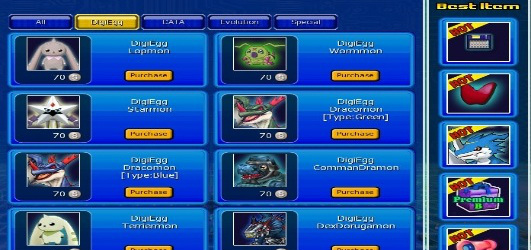 Digimon Masters Online: All Items Price List - Home